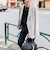 《セットアップ対応》リネンライクシングルジャケット