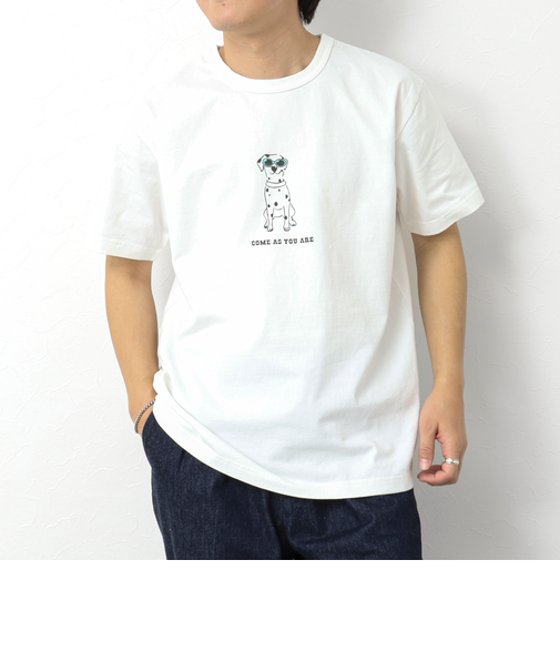 【BARNS OUTFITTERS】別注タフネックT COME AS YOU ARE 25SS