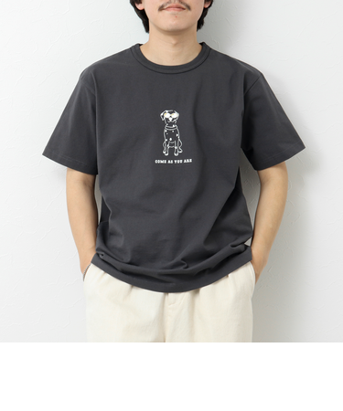 【BARNS OUTFITTERS】別注タフネックT COME AS YOU ARE 25SS