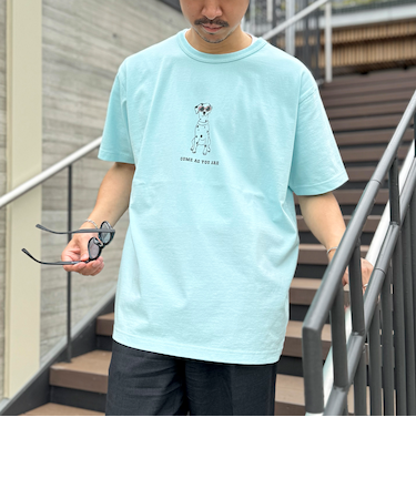 【BARNS OUTFITTERS】別注タフネックT COME AS YOU ARE 25SS