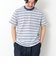 【DANTON/ダントン】C0198TCB STRIPE POCKET T-SHIRT
