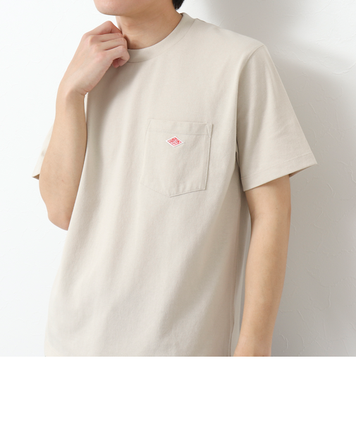 【DANTON/ダントン】SOLID POCKET T-SHIRT 25SS