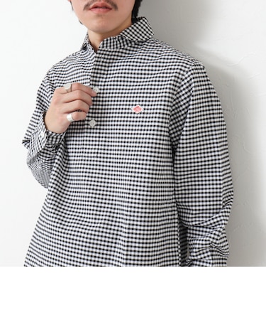 【DANTON/ダントン】ROUND COLLAR P.O SHIRT LS 25SS