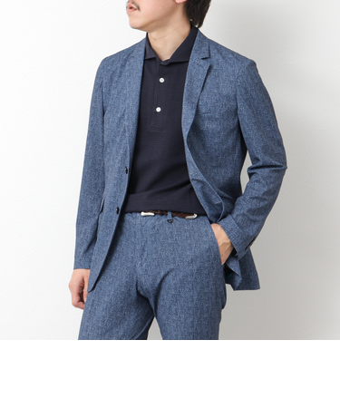 《ビジカジ/セットアップ対応》ストレッチメッシュジャケット 25SS