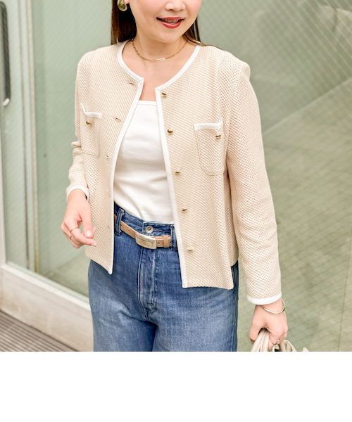 nolley's ウォッシャブルラッセルカーデジャケット ウォッシャブルラッセルカーデジャケット｜ノーリーズの通販｜&mall