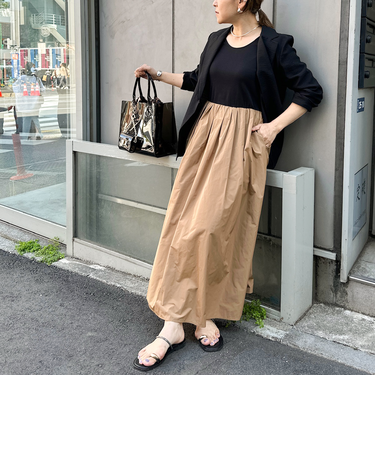 ◇【WEB限定】ウォッシャブル2WAYドッキングワンピース