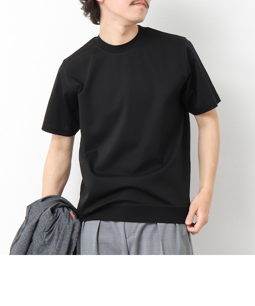《ビジカジ対応》シルケットスムースドレスTシャツ 25SS