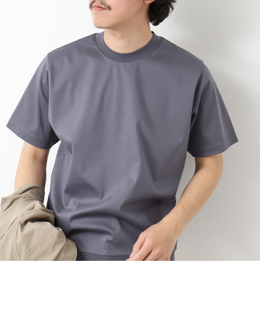 《ビジカジ対応》シルケットスムースドレスTシャツ 25SS