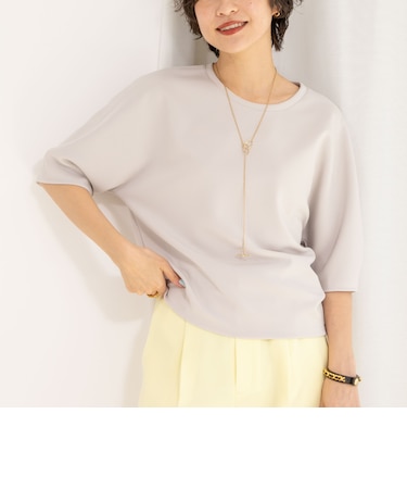 ダンボールコクーンスリーブプルオーバーカットソー