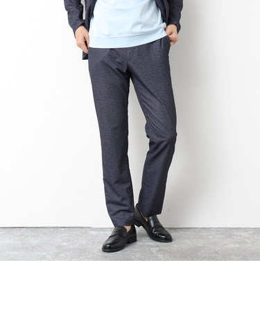 《ビジカジ/セットアップ対応》ドットサッカーストレッチパンツ 25SS