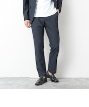 《ビジカジ/セットアップ対応》ドットサッカーストレッチパンツ 25SS