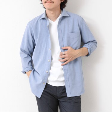 EVALET《防しわ/ストレッチ》カッタウェイシャツ 25SS