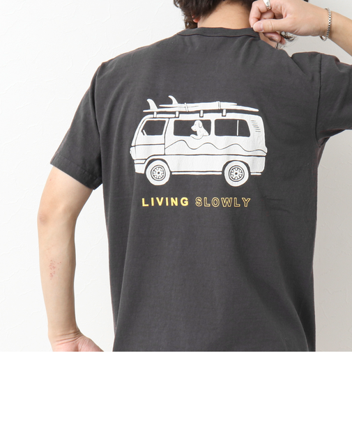 【STONEWOLD】SLOWLY WAGON バックプリントTシャツ 25SS