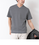 《ビジカジ対応》セミシルケットスムース ボーダー Vネック ドレスTシャツ 25SS