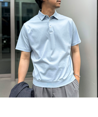 《ビジカジ対応》シルケットスムース ドレスポロ ビズポロ 25SS