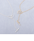 【grace grace/グラスグラス】ムスビY字ネックレス