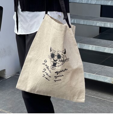 【grace grace/グラスグラス】グラスケリネンサブバッグ M