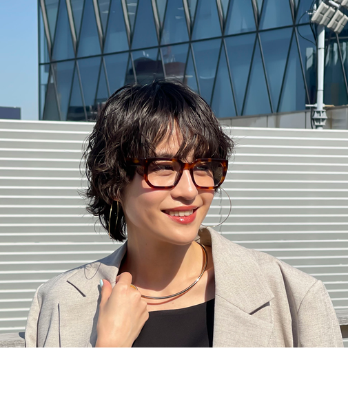 【Breathe/ブレース】ウェリントンメガネ