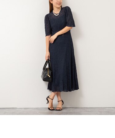 【yosoyuki series】 ニットレースワンピース