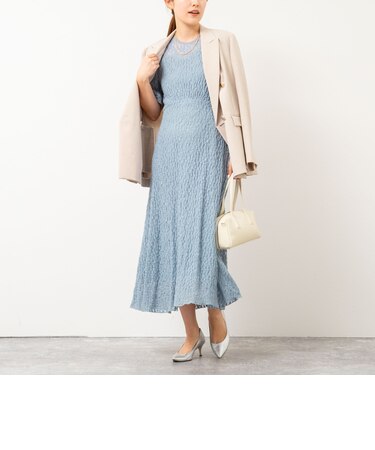 【yosoyuki series】 ニットレースワンピース