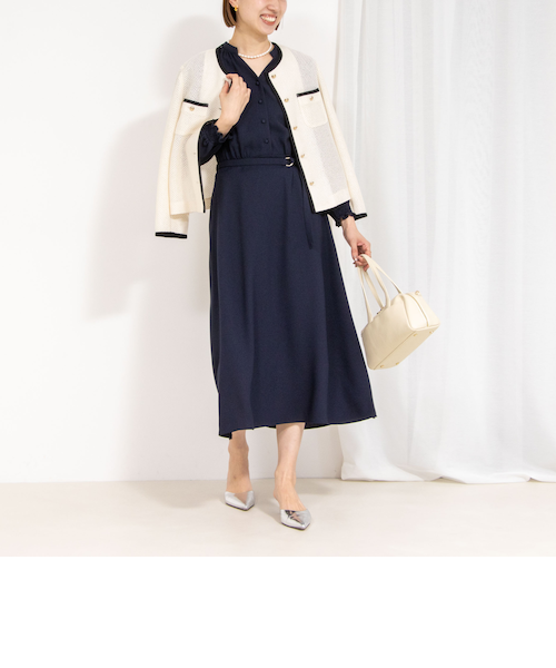 ウォッシャブルジョーゼットフレアワンピース｜ノーリーズの通販