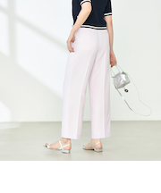 【PR林☆別注カラーあり】ウォッシャブルツイルストレッチ愛されワイドパンツ