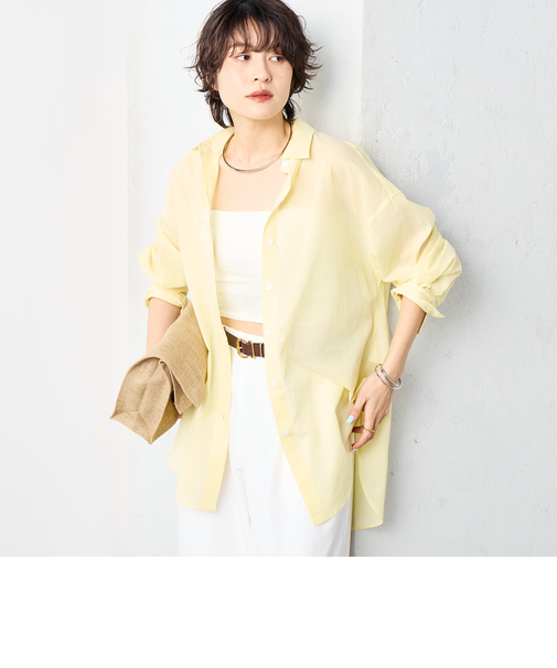 ◇【WEB限定】MY STANDARD シアーシャツ