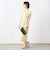 ウォッシャブル麻調タックコクーンワンピース