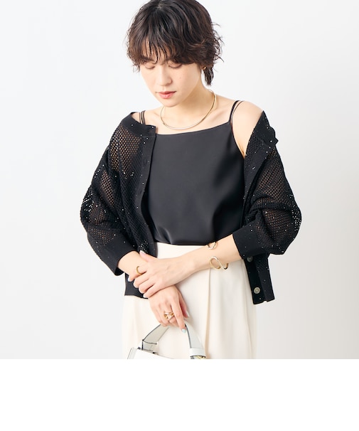 オトナサテン2WAYキャミソール