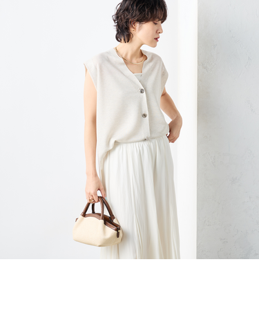 《手洗い可能》ドライタッチ肩タックベスト