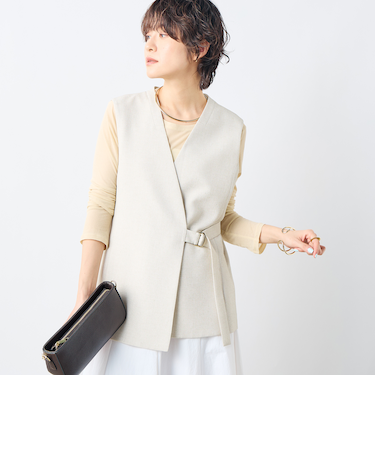 ウォッシャブルドライライトジレ