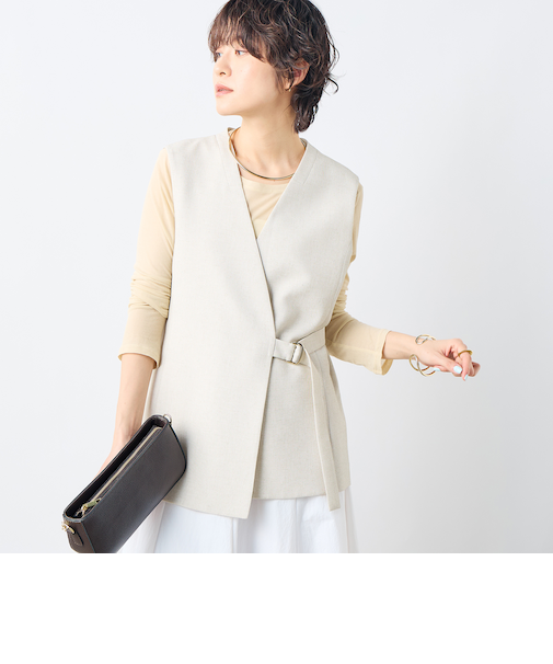 ウォッシャブルドライライトジレ