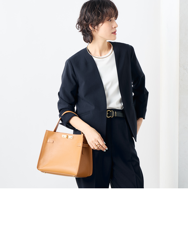 《セットアップ対応》ウォッシャブルドライトロピカルVネックジャケット