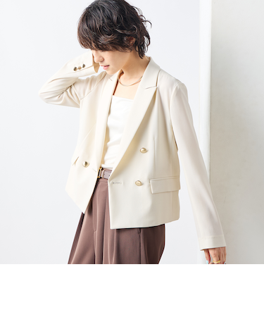 ウォッシャブルショートジャケット