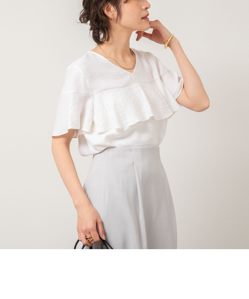 ◇【WEB限定】《セットアップ対応》ジュピター半袖フリル