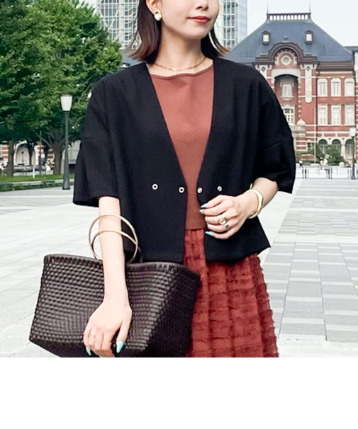 ヴィンテージメッシュ半袖カーディガン