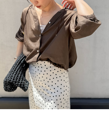 シアーフードシャツ