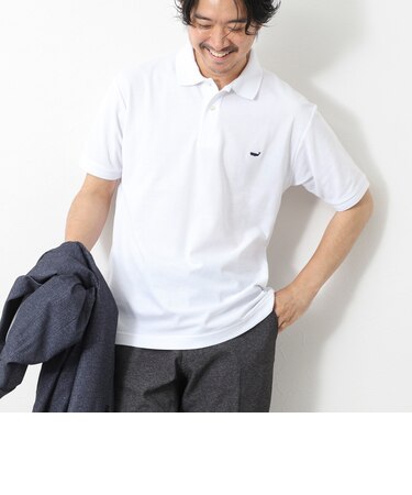 【WEB限定】《ビジカジ対応》クジラ刺繍 ドライカノコ ユーティリティポロ ビズポロ 25SS