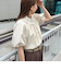 タフタオフショル2WAYブラウス