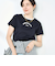 シルケット天竺衿配色ロゴTシャツ
