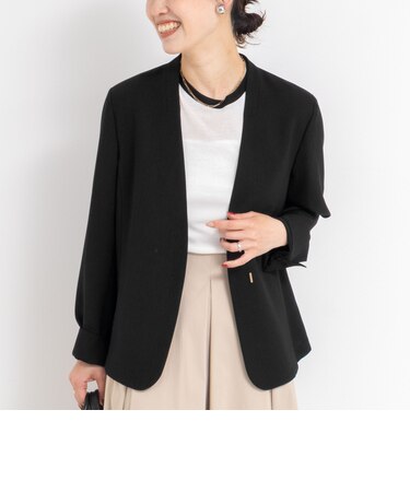 《セットアップ対応》ウォッシャブル強撚ライトジャケット