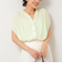 割繊Vネックブラウス