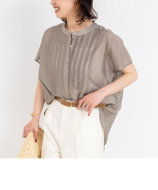 フレンチスリーブオーバーシャツ