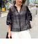 ◇【WEB限定カラーあり】シアーラミー袖バルーンブラウス