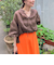 ◇【WEB限定カラーあり】シアーラミー袖バルーンブラウス