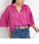 ◇【WEB限定カラーあり】シアーラミー袖バルーンブラウス