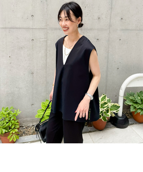 NOLLEY'S　COOL TOUCH 深Vネックプルオーバーカットソー　茶 WEB STAFF高久☆別注カラーあり】COOL TOUCH 深Vネックプル