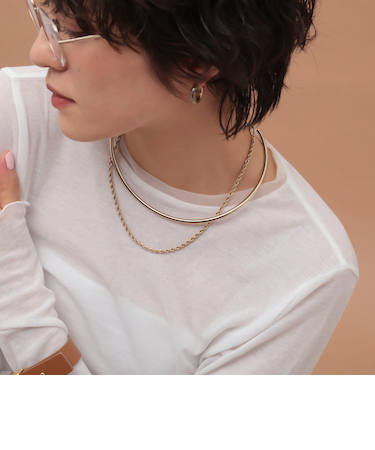 【grace grace/グラスグラス】プレーンチョーカー