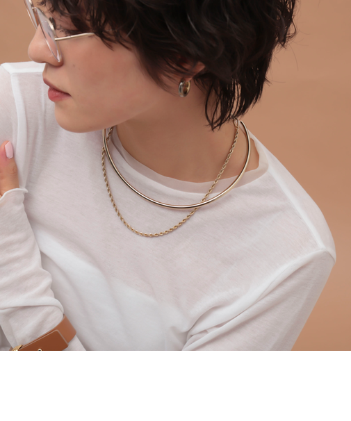 【grace grace/グラスグラス】プレーンチョーカー