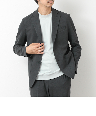 《セットアップ対応》Primeflex 吸水速乾 メランジ カノコ ストレッチイージーJK 25SS